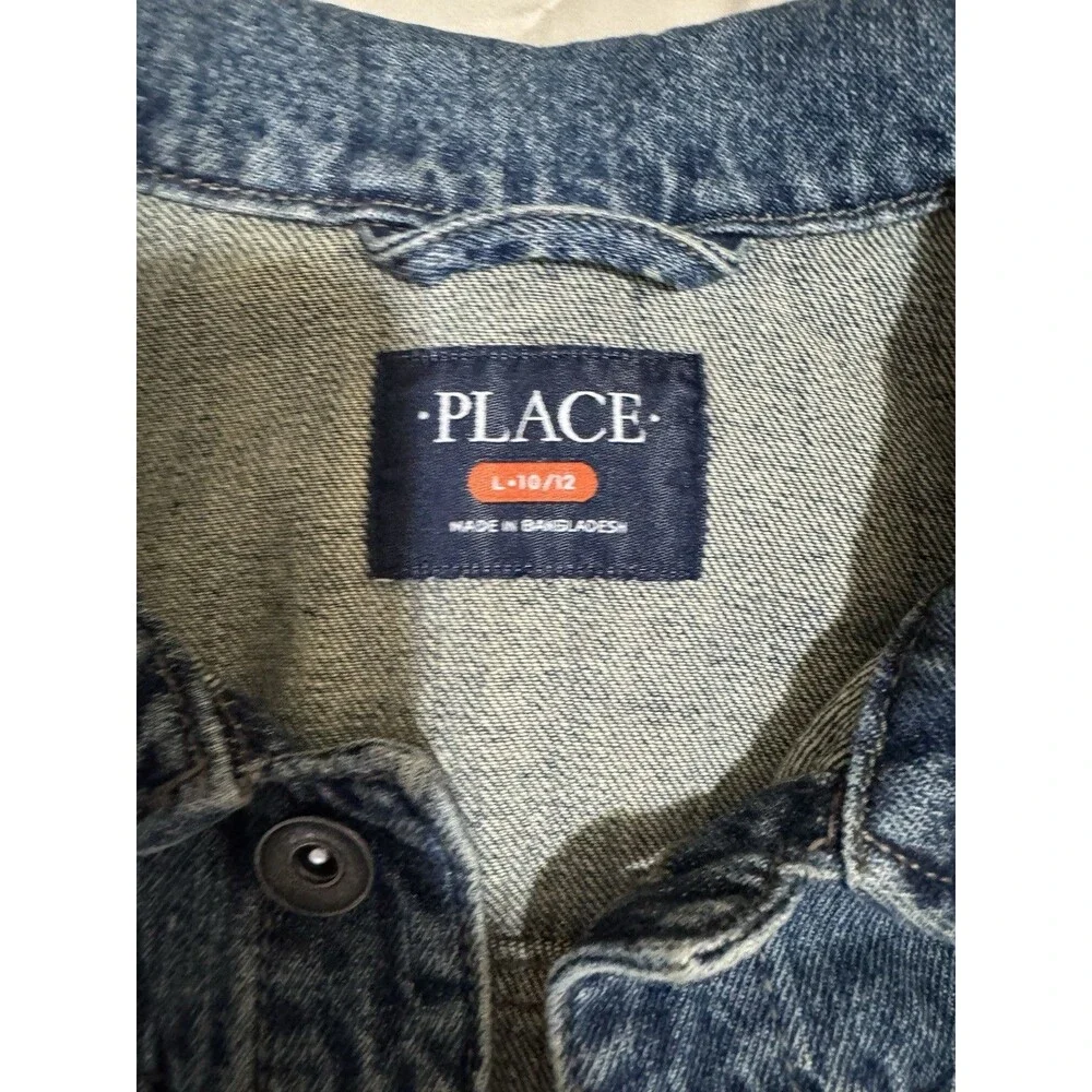 Children Place Unisex Jean Jacket Size 10/12